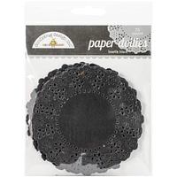 Doodlebug Design Inc.™ 4.5" Beetle Black Doilies, 75ct.