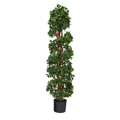 4.5ft. Potted English Ivy Spiral Topiary Tree