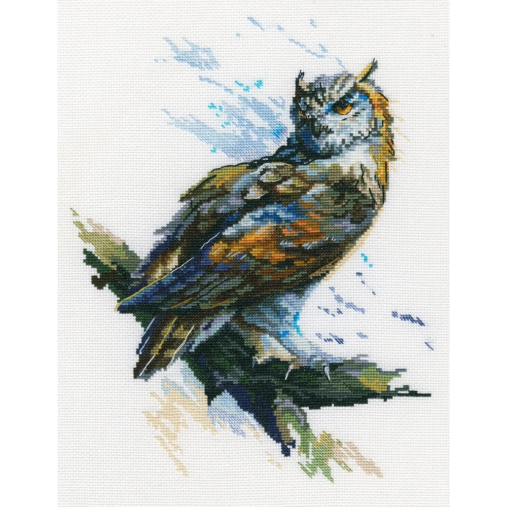 RTO Eagle Owl Counted Cross Stitch Kit