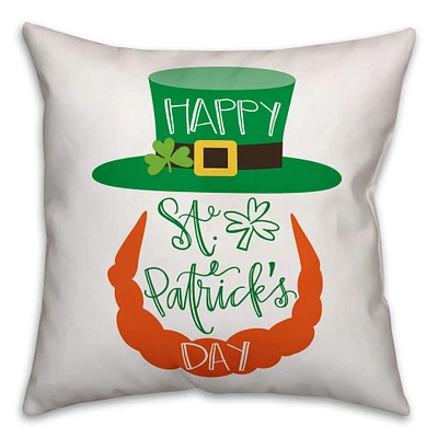 Happy St. Patrick's Day Leprechaun Throw Pillow