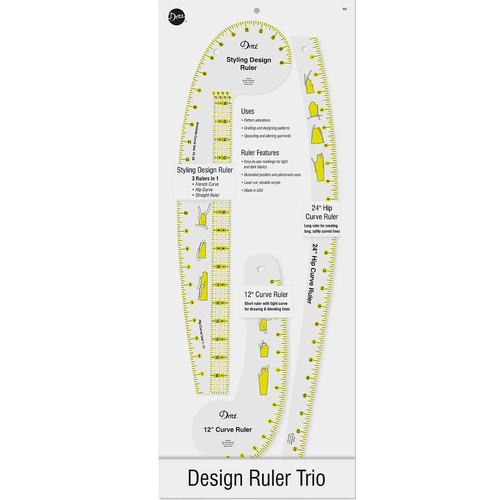 Dritz® Design Ruler Trio Set