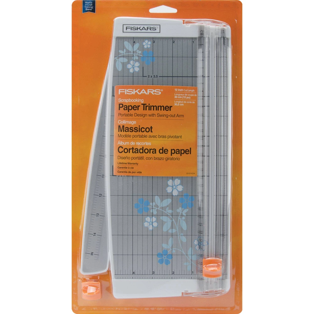 Fiskars® 12" Portable Scrapbooking Paper Trimmer