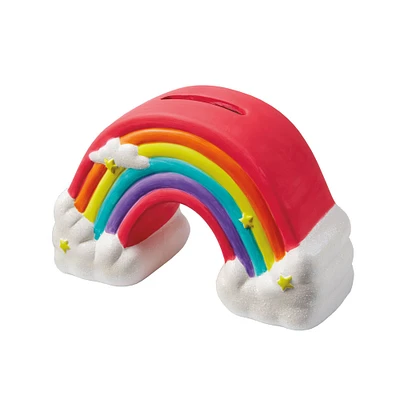 12 Pack: Rainbow 3D Ceramic Bank Kit by Creatology™