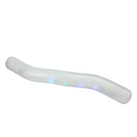 Pool Central® 6ft. White LED Lighted Inflatable Swimming Pool Noodle Toy