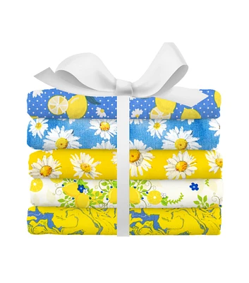 SINGER Daisy And Lemon 100% Cotton 5 Pieces Bundle