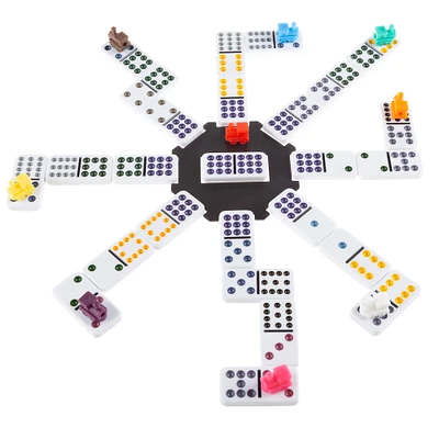 Toy Time Mexican Dominos Train Style Set