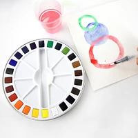 Watercolor Half-Pan Set with Water Brush by Artist's Loft™
