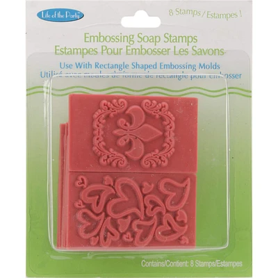 Life of the Party Soap Embossing Rectangle Stamp Set, 8ct.