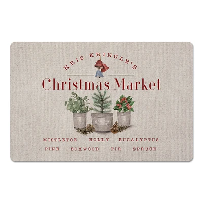 Kringle's Christmas Market Floor Mat