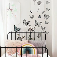 RoomMates Color Your Own Butterflies Peel & Stick Wall Decals