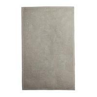 Light Gray Wool Contemporary Hand Hooked Rug, 5ft. x 8ft.