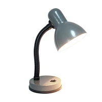 Simple Designs 14.5" Basic Metal Desk Lamp with Flexible Hose Neck