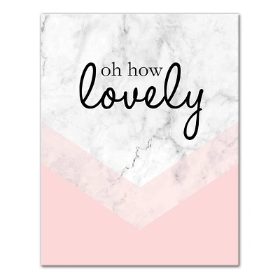 Oh How Lovely Canvas Wall Art