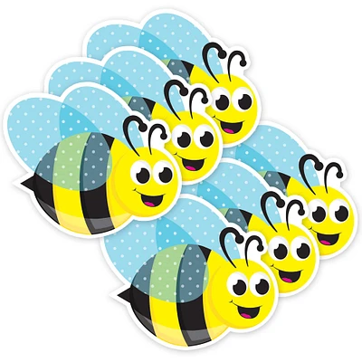 Ashley Productions Bright Bee Magnetic Whiteboard Eraser, 6ct.