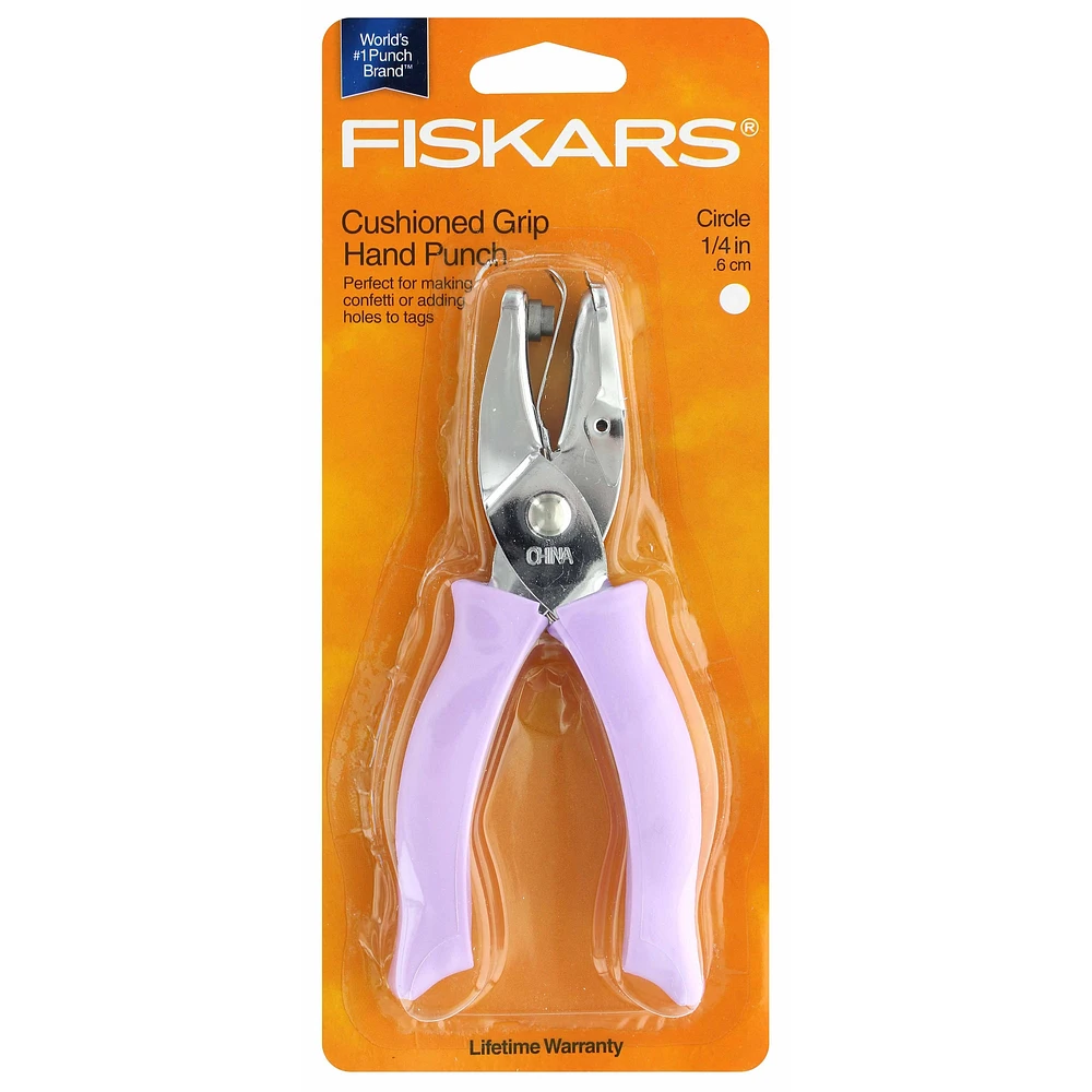 Fiskars® Circle Hand Punch, 1/4"