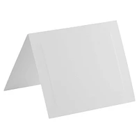 JAM Paper A2 White Blank Foldover Cards with Panel, 100ct.