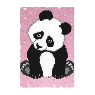 Orchidea Panda Canvas Latch Hook Kit