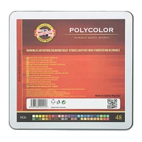 Koh-I-Noor® Polycolor 48 Pencil Artists' Pencil Tin Set