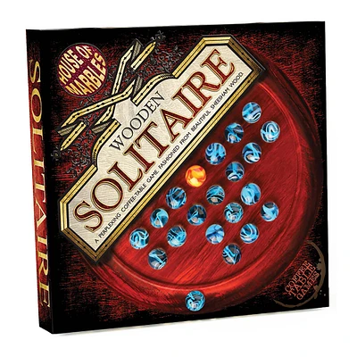 Standard Wooden Solitaire Coffee Table Game