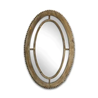 32.25" Wooden Wall Mirror