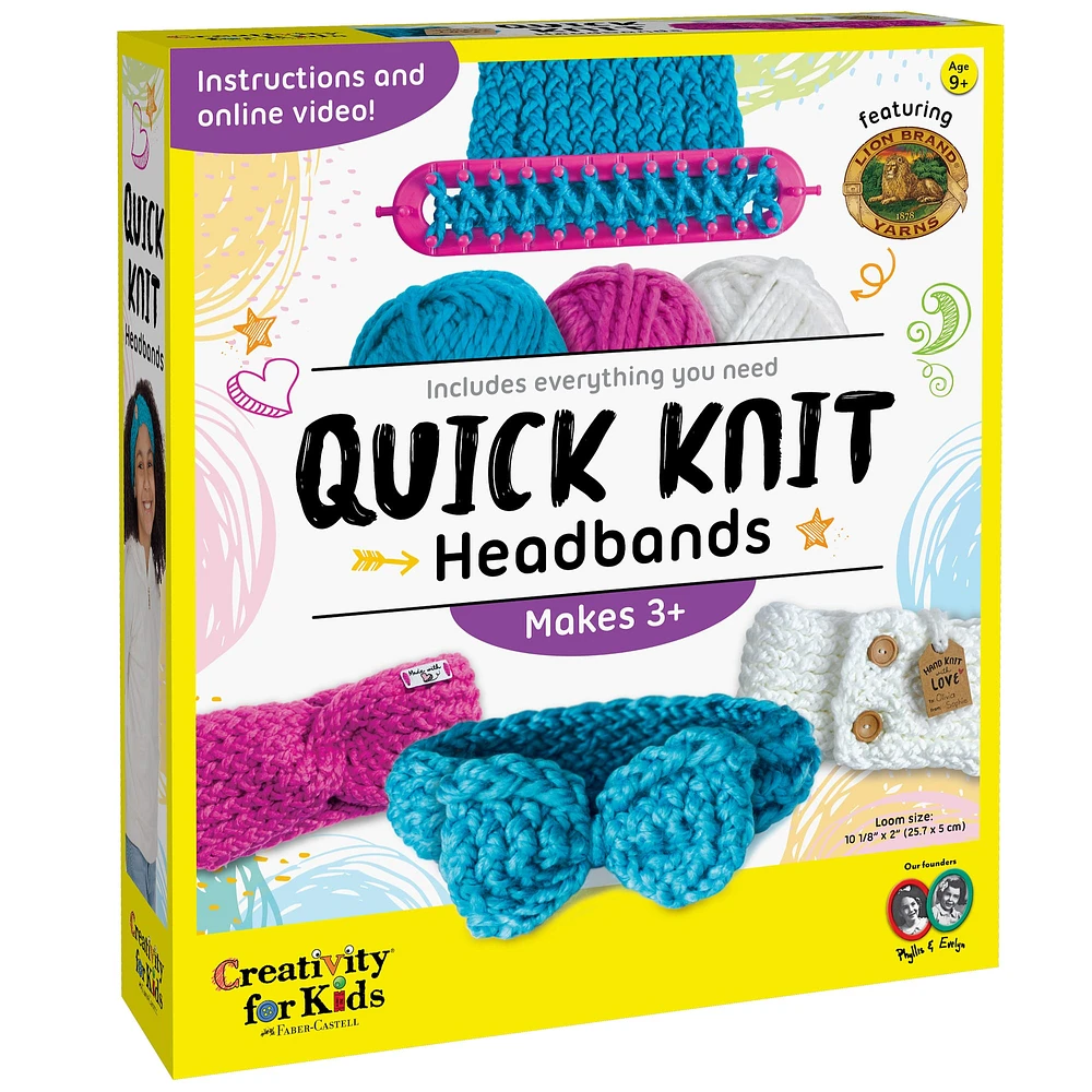 Creativity for Kids Quick Knit Headbands Kit