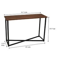 Household Essentials Jamestown 30" Console Table