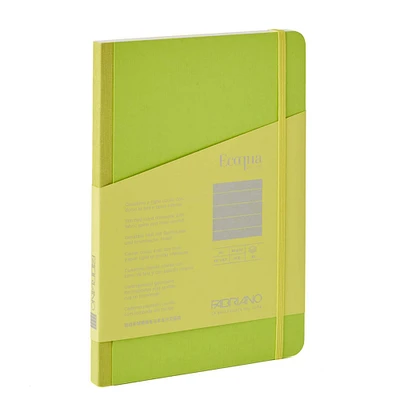 Fabriano® EcoQua Plus A5 Lined Fabric-Bound Notebook