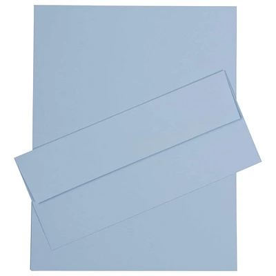 JAM Paper 8" x 11.5" Letter Paper & Envelopes #10 Business Stationery Set