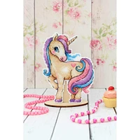 MP Studia Unicorn Plastic Canvas Counted Cross Stitch Kit