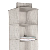 Simplify Gray 6-Shelf Boho Closet Organizer
