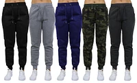 Galaxy by Harvic Women's Relaxed Fit Fleece-Lined Jogger Sweatpants Pack