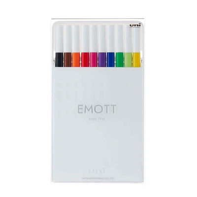 EMOTT 10 Color Fineliner Pen Set #1