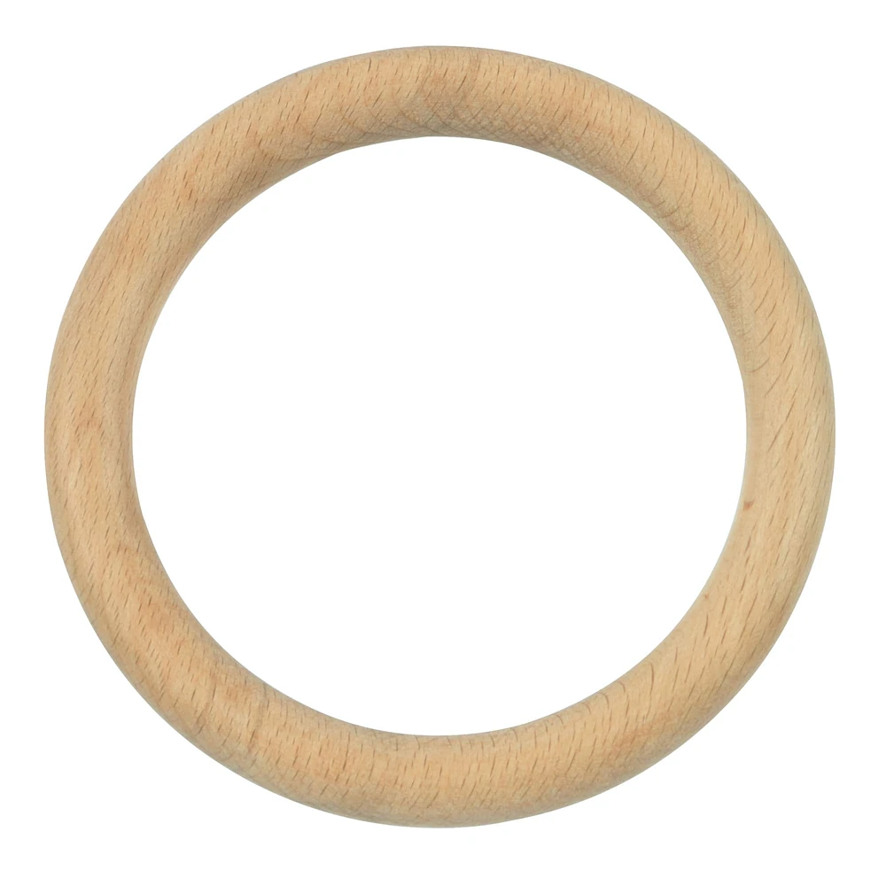 4" Beechwood Macramé Hoop by Loops & Threads®