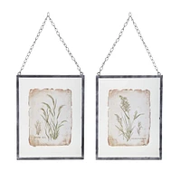 16" Grass Framed Set