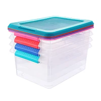 14.5qt. Storage Bins with Lids, 4ct. by Simply Tidy™