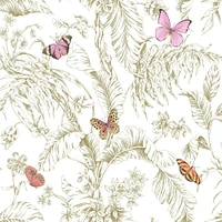RoomMates Butterfly Sketch Peel & Stick Wallpaper