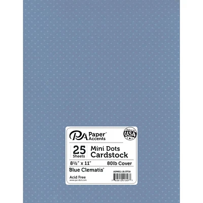 PA Paper™ Accents Mini Dot 8.5" x 11" Cardstock