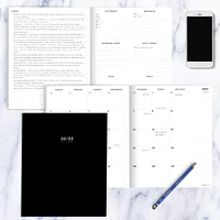 TF Publishing Large 2022-2023 Basic Black Academic Year Monthly Planner