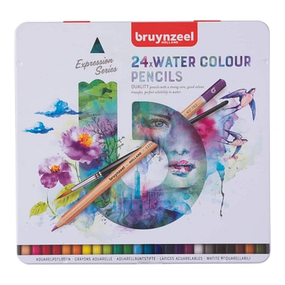 6 Packs: 24 ct. (144 total) Bruynzeel Expression Watercolor Pencils