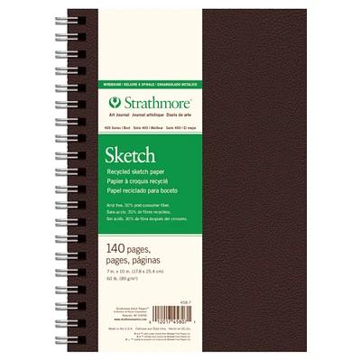 Strathmore® 400 Series Recycled Sketchbook, 7" x 10"