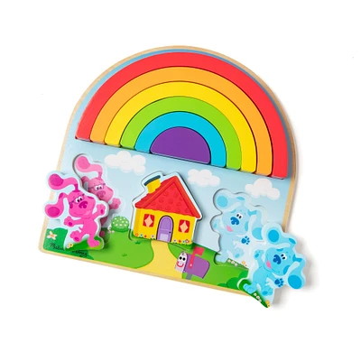 Melissa & Doug® Blues Clues & You Wooden Rainbow Stacking Puzzle