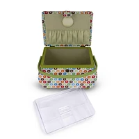 Dritz® Multicolor Retro Large Curved Sewing Basket