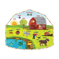 The World of Eric Carle Around the Farm 26 Pieces 2-Sided Floor Puzzle