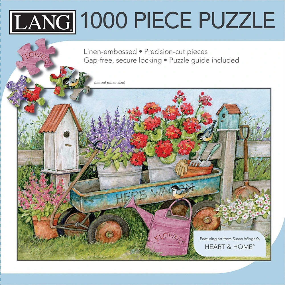 Lang Blue Wagon 1000 Piece Jigsaw Puzzle