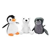 Royal Pet Toys Arctic Allies Plush Squeaker Dog Toy Set