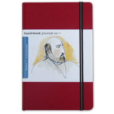 Global Art Travelogue Vermilion Red Drawing Journal