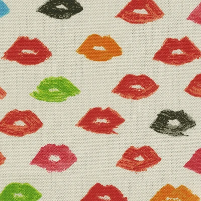 Novogratz Multi Lips Home Décor Fabric