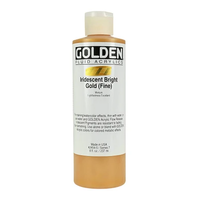 Golden® Iridescent Fluid Acrylics 8oz