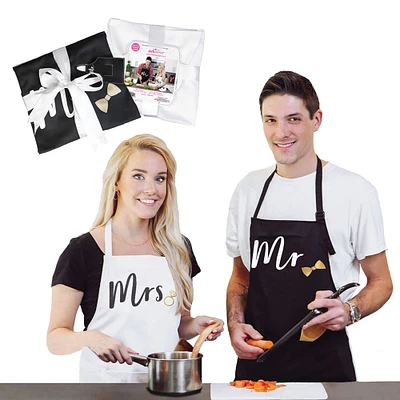 Kate Aspen® Mr. & Mrs. Couples Apron Gift Set