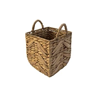 Natural Water Hyacinth Basket by Ashland